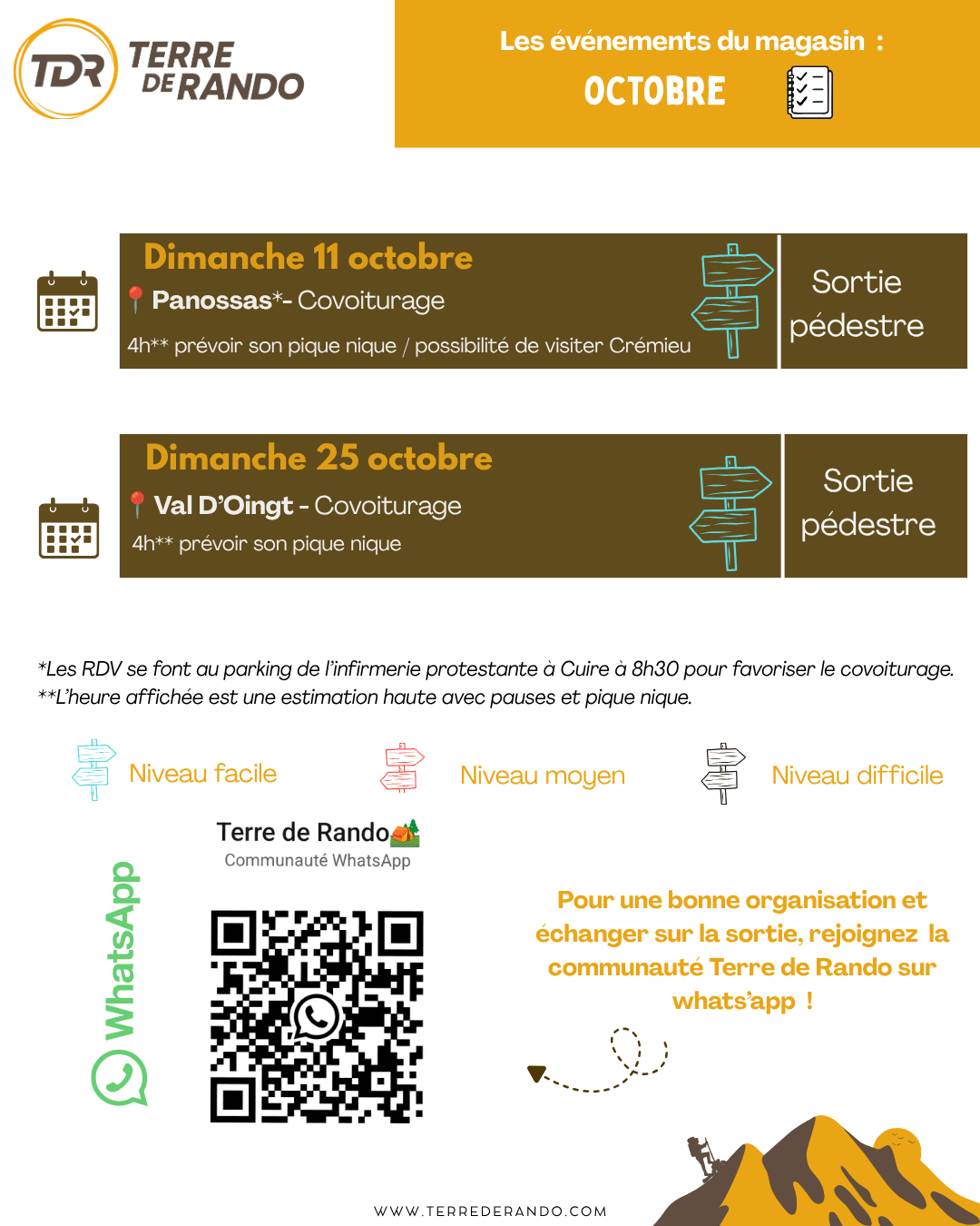 Agenda du mois de Septembre