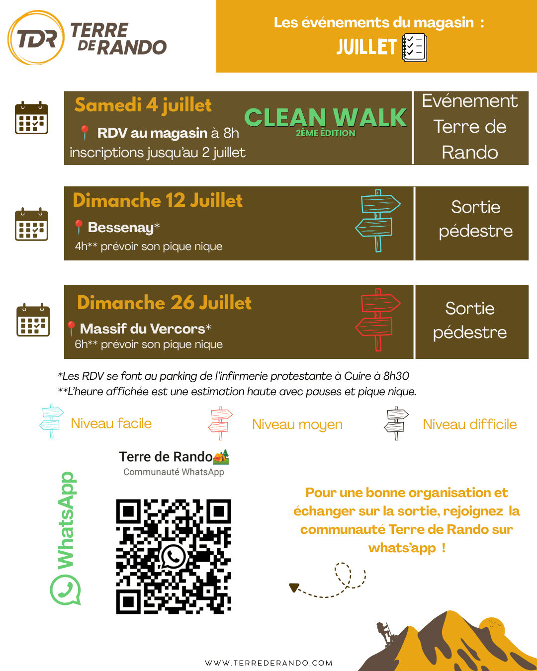 Agenda du mois de Juillet